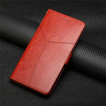 HT01 For Xiaomi Redmi Note 14 Pro+ 5G / Note 14 Pro 5G / Poco X7 5G Case Y-Shaped Lines Imprint Leather Phone Cover