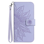 HT04 For Xiaomi Redmi Note 14 Pro+ 5G / 14 Pro 5G / Poco X7 5G Case Sunflower Leather Wallet Phone Cover with Wrist Strap