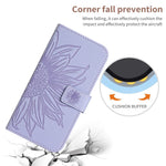 For Xiaomi Redmi Note 14 5G Case Sunflower Leather Wallet Phone Cover with Wrist Strap