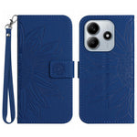 For Xiaomi Redmi Note 14 5G Case Sunflower Leather Wallet Phone Cover with Wrist Strap