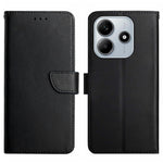 HT02 For Xiaomi Redmi Note 14 5G Case Genuine Cow Leather Phone Cover Nappa Texture