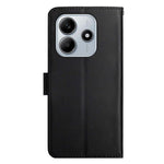 HT02 For Xiaomi Redmi Note 14 5G Case Genuine Cow Leather Phone Cover Nappa Texture