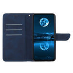 HT05 For Xiaomi Redmi Note 14 5G Case Leather Imprinted Lines Phone Cover with Card Holder