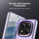 PC + TPU + PET-mobilcover med mat, stødsikker bagside til Xiaomi Redmi Note 14 Pro+ 5G