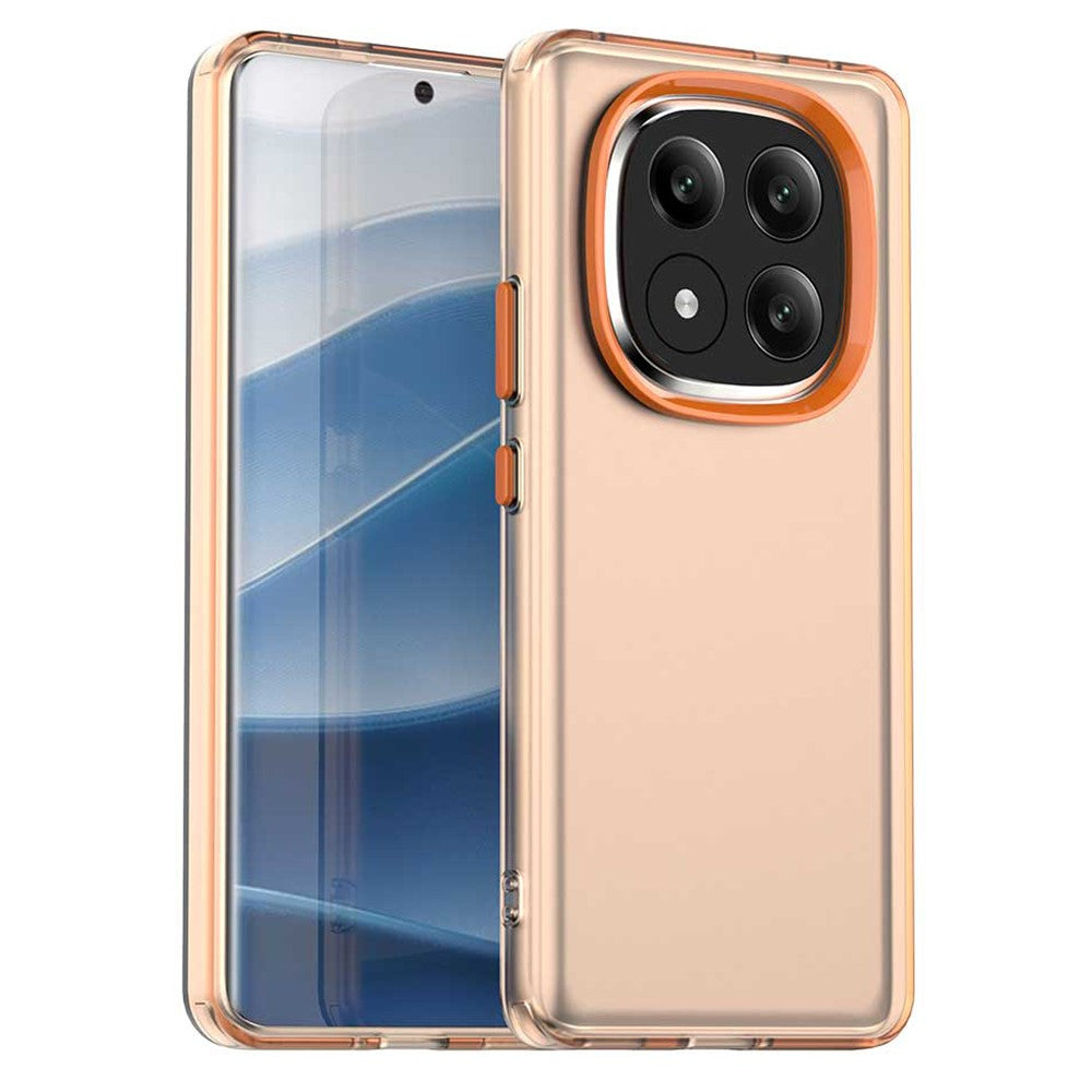 PC + TPU + PET-mobilcover med mat, stødsikker bagside til Xiaomi Redmi Note 14 Pro+ 5G