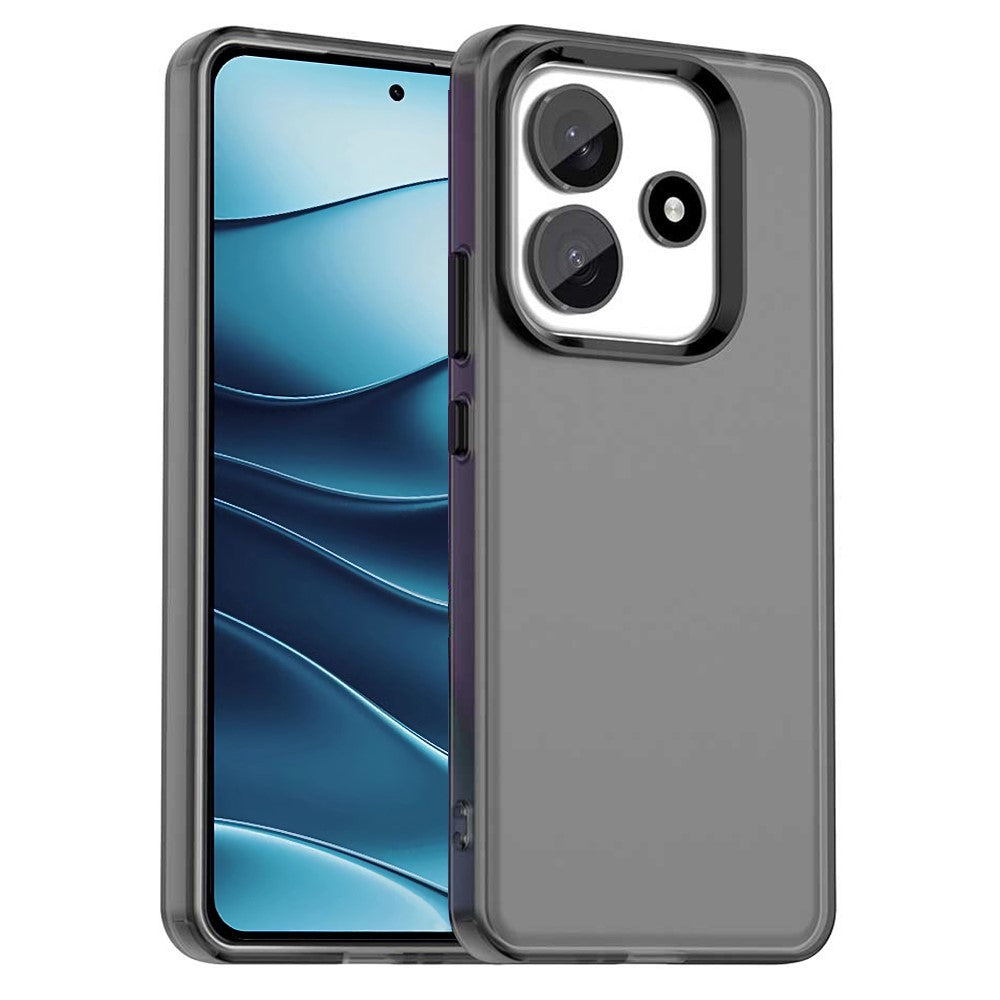 For Xiaomi Redmi Note 14 5G Case PC+TPU+PET Matte Anti-Drop Phone Back Cover