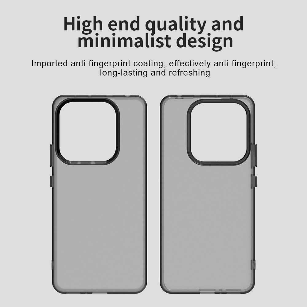 For Xiaomi Redmi Note 14 5G Case PC+TPU+PET Matte Anti-Drop Phone Back Cover