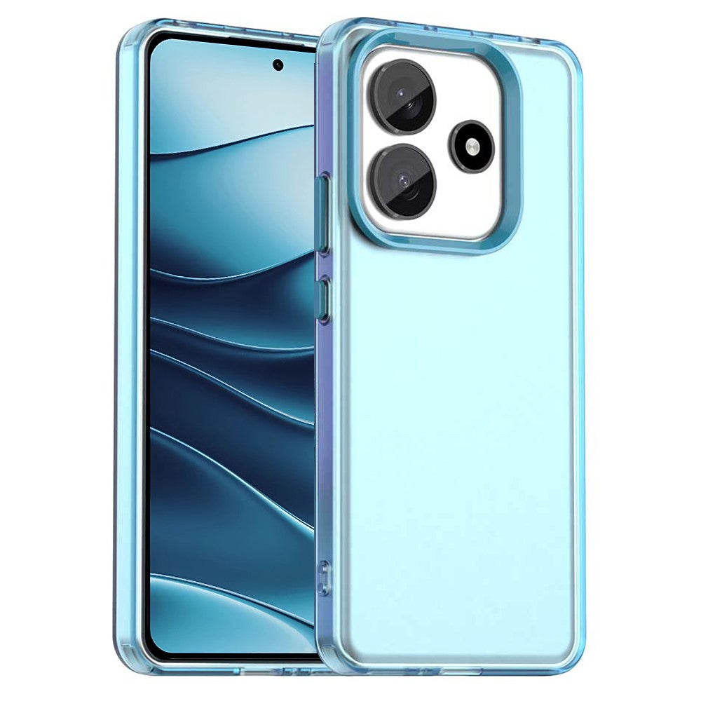 For Xiaomi Redmi Note 14 5G Case PC+TPU+PET Matte Anti-Drop Phone Back Cover