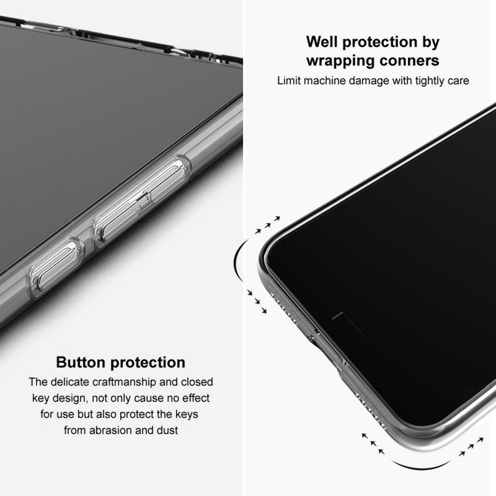 IMAK UX-5 Series For Honor Magic7 Pro 5G Clear Case Shockproof TPU Slim Phone Back Cover
