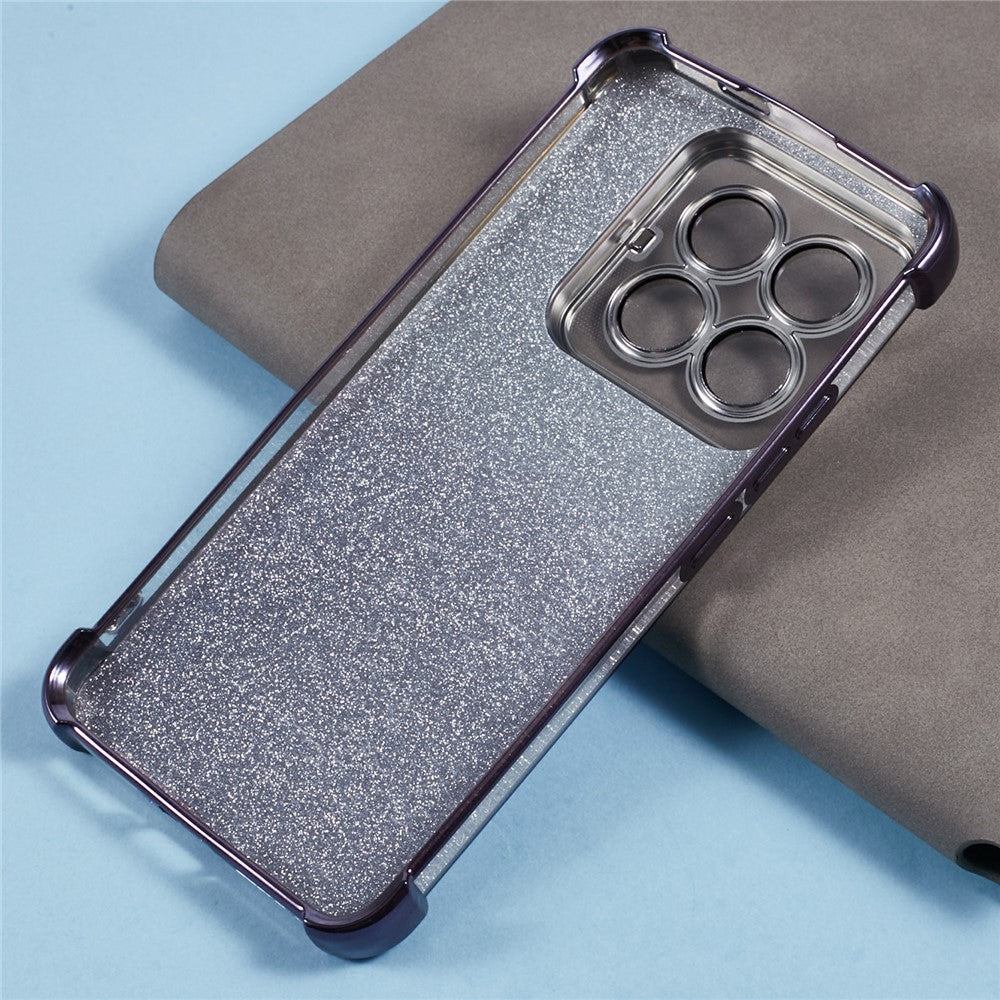 For Xiaomi 14 Pro Case Butterfly Kickstand Glitter TPU Shockproof Phone Cover
