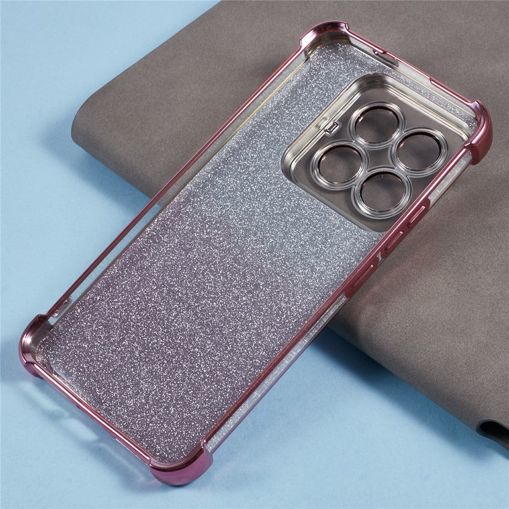 For Xiaomi 14 Pro Case Glitter TPU Phone Cover Reinforced Corners