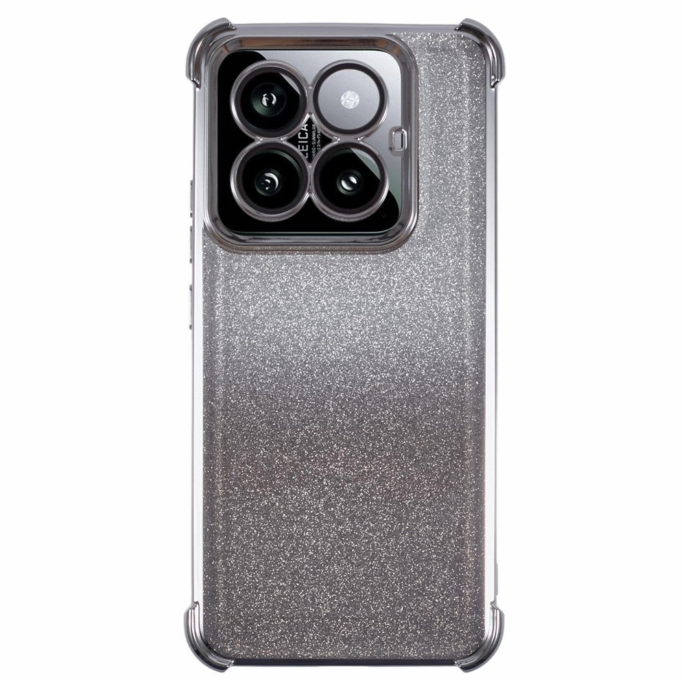 For Xiaomi 14 Pro Case Glitter TPU Phone Cover Reinforced Corners
