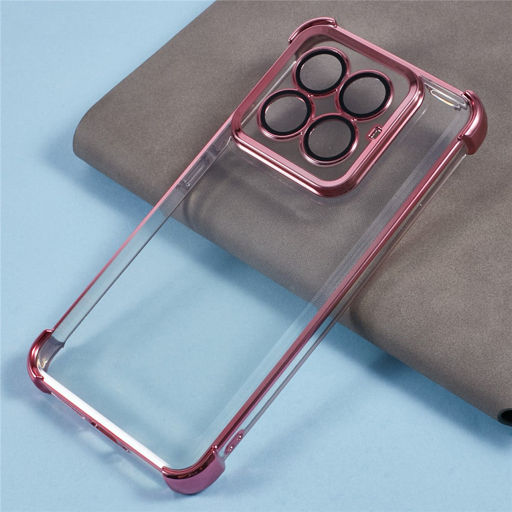 For Xiaomi 14 Pro Case Reinforced Corners TPU Clear Back Cover