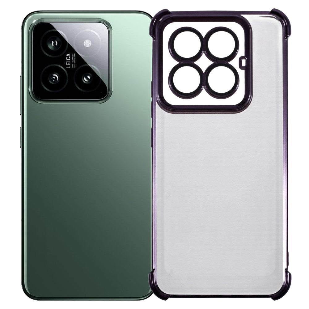 For Xiaomi 14 Pro Case Reinforced Corners TPU Clear Back Cover