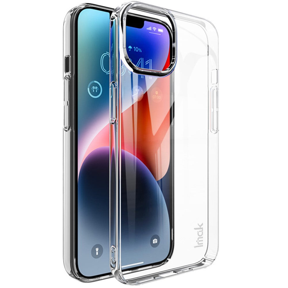 IMAK Air II Pro Krystalklar Telefoncover til iPhone 14 Plus Anti-fald Stødsikkert Cover Hårdt PC Beskyttelsescover