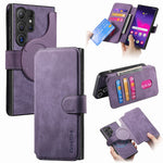 CASENEO Til Samsung Galaxy S25 Ultra Magnetisk Etui Aftageligt Læder Pung Cover