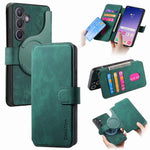 CASENEO Til Samsung Galaxy S25 Magnetisk Cover Aftageligt Læder Telefonpung Etui