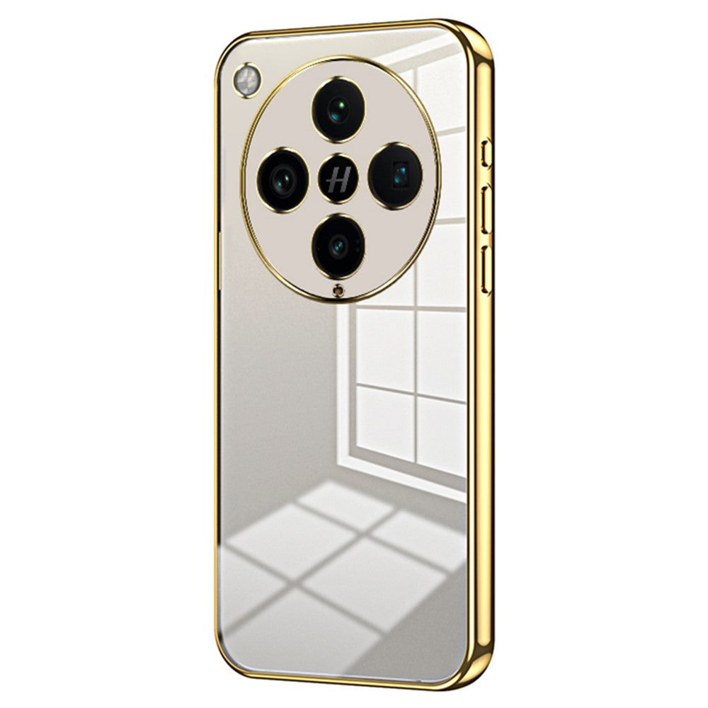 For Oppo Find X8 Pro 5G Case Electroplating Frame Soft TPU Phone Cover