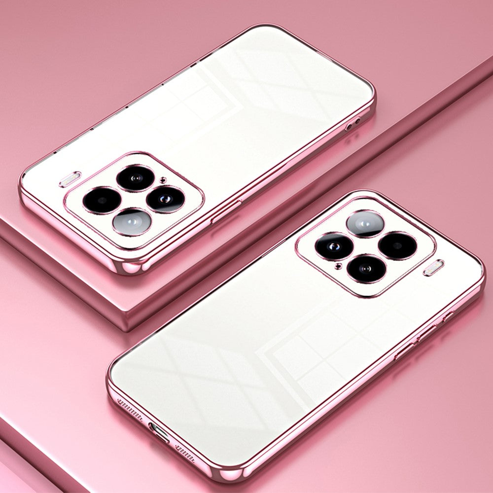 For Xiaomi 15 Case Electroplating Frame Soft TPU Phone Cover