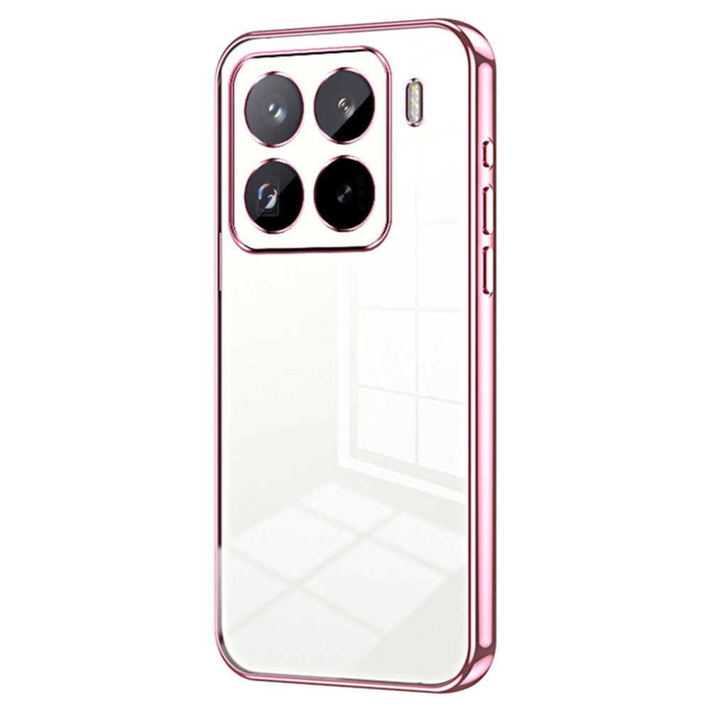 For Xiaomi 15 Pro Case Electroplating Frame Soft TPU Phone Cover