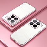 For Xiaomi 15 Pro Case Electroplating Frame Soft TPU Phone Cover