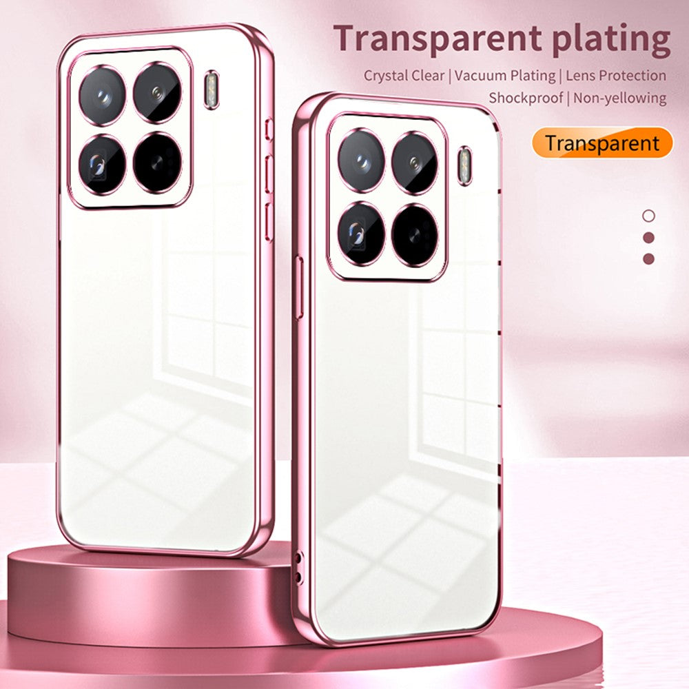For Xiaomi 15 Pro Case Electroplating Frame Soft TPU Phone Cover