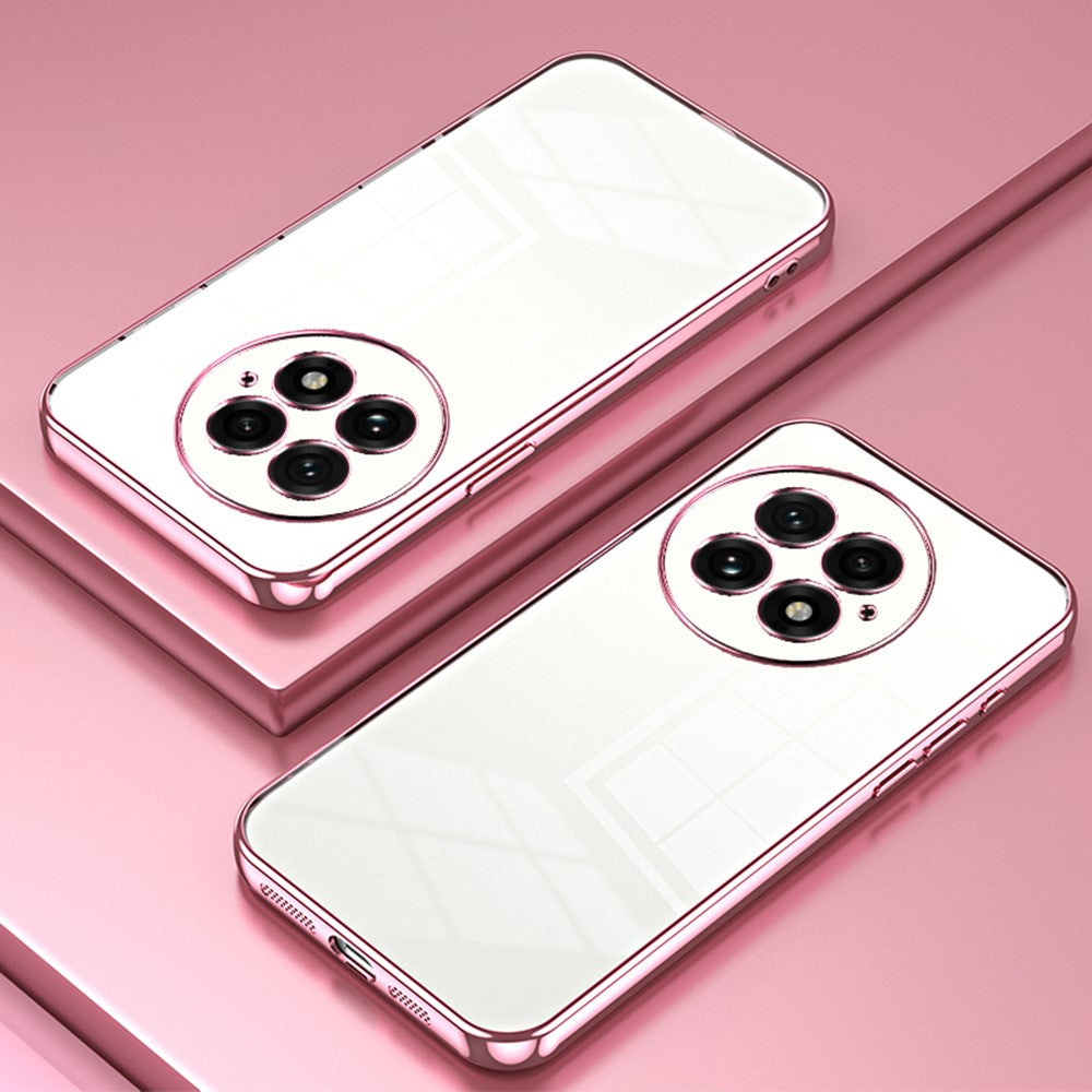 OnePlus 13-skal med galvaniserat ram, mjukt TPU-mobilskal