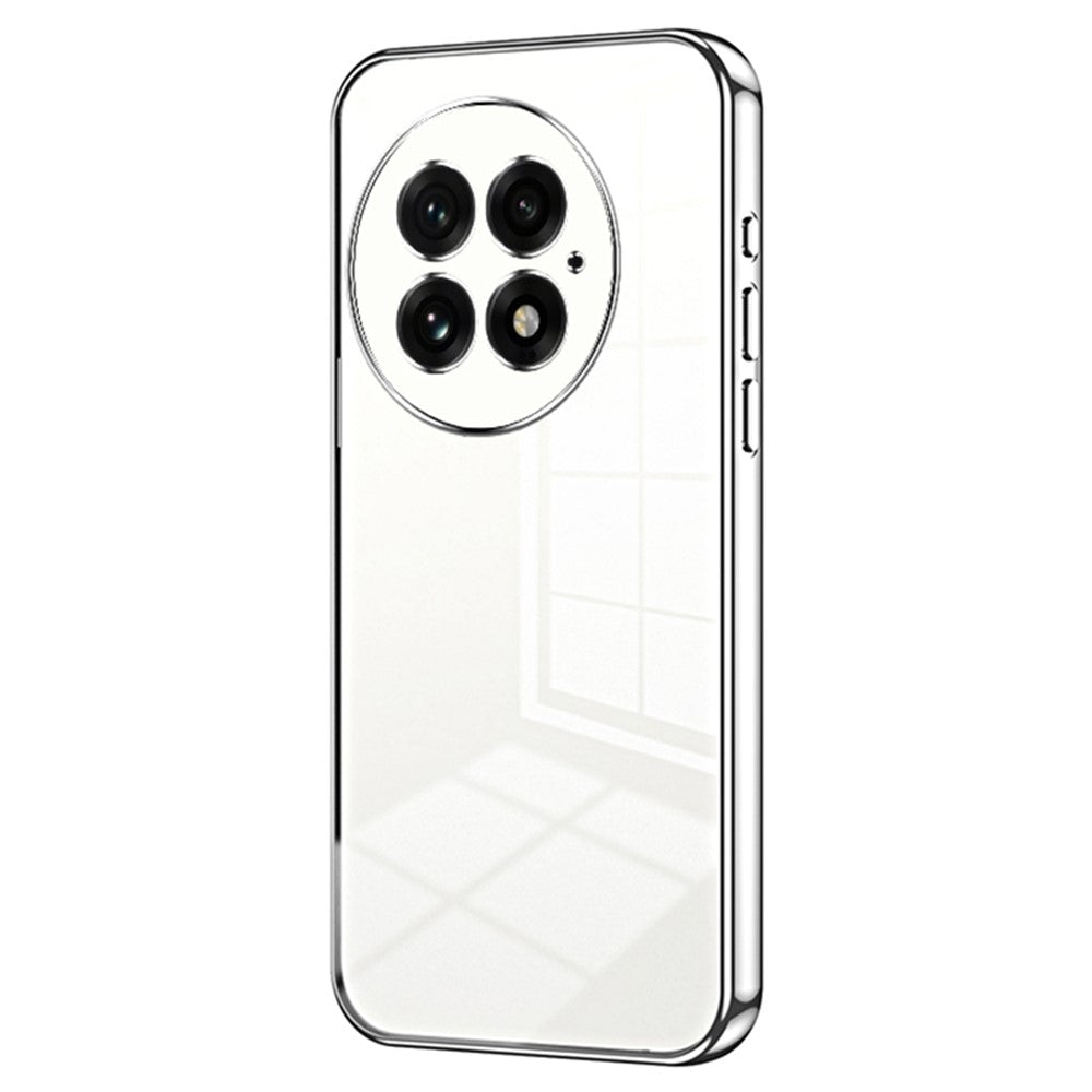 OnePlus 13-skal med galvaniserat ram, mjukt TPU-mobilskal