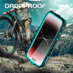 REDPEPPER Dot+ Series For iPhone 15 Pro Phone Case Compatible with MagSafe IP68 Waterproof Clear Phone Cover