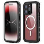 REDPEPPER Dot+ Series For iPhone 15 Pro Phone Case Compatible with MagSafe IP68 Waterproof Clear Phone Cover