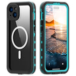 REDPEPPER Dot+ Series For iPhone 15 Plus Phone Case Compatible with MagSafe IP68 Waterproof Clear Phone Cover