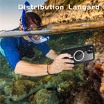 REDPEPPER Dot+ Series For iPhone 15 Plus Phone Case Compatible with MagSafe IP68 Waterproof Clear Phone Cover