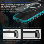 REDPEPPER Dot+ Series For iPhone 15 Plus Phone Case Compatible with MagSafe IP68 Waterproof Clear Phone Cover