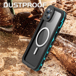 REDPEPPER Dot+ Series For iPhone 15 Plus Phone Case Compatible with MagSafe IP68 Waterproof Clear Phone Cover