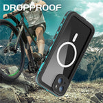 REDPEPPER Dot+ Series For iPhone 15 Plus Phone Case Compatible with MagSafe IP68 Waterproof Clear Phone Cover
