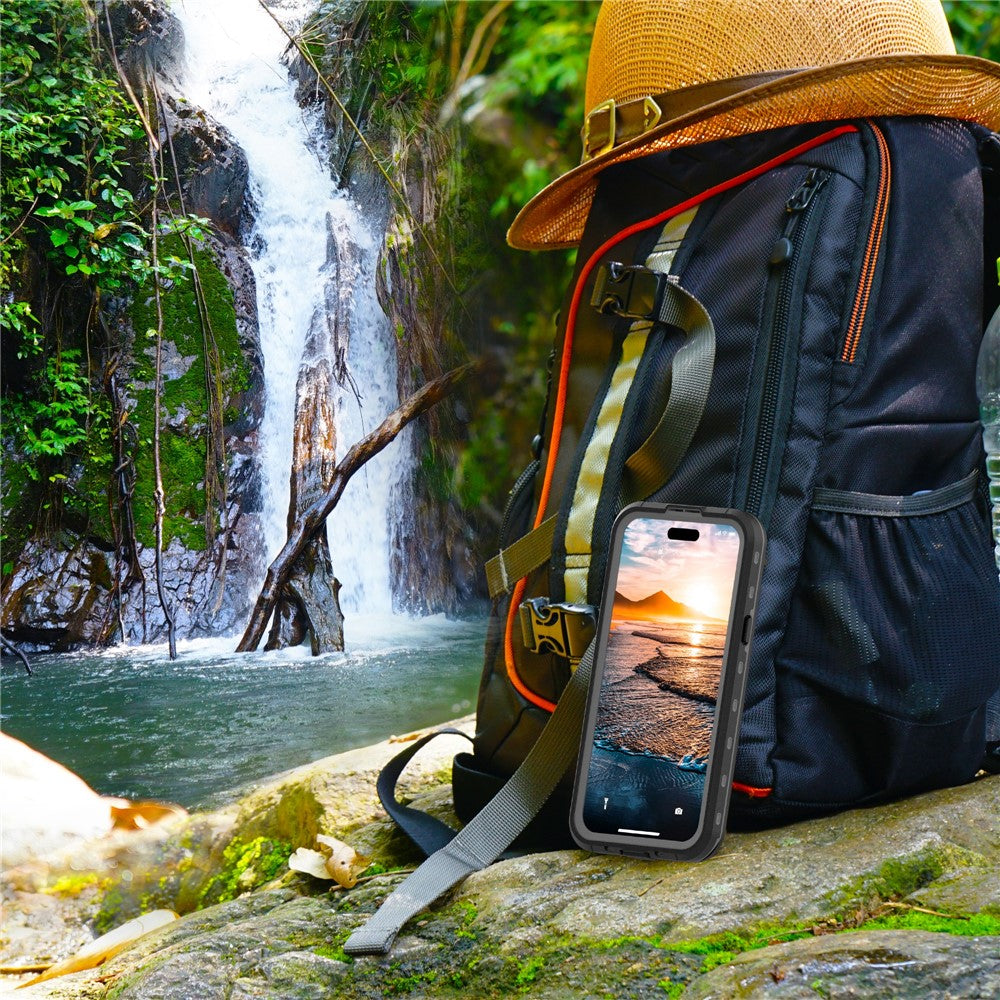 REDPEPPER Dot+ Series For iPhone 15 Phone Case Compatible with MagSafe IP68 Waterproof Clear Phone Cover