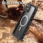 REDPEPPER Dot+ Series For iPhone 15 Phone Case Compatible with MagSafe IP68 Waterproof Clear Phone Cover