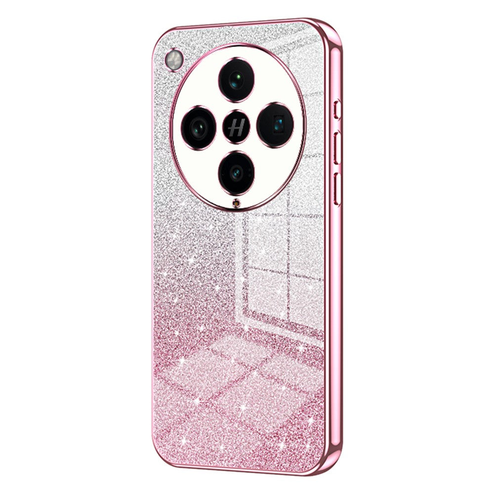 Oppo Find X8 Pro 5G-skal Galvaniserat Gradient Glitter TPU-mobilskal