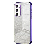 For Samsung Galaxy S25 Case Electroplating Gradient Glitter TPU Phone Cover