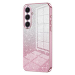 For Samsung Galaxy S25+ Case Electroplating Gradient Glitter TPU Phone Cover