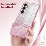 For Samsung Galaxy S25+ Case Electroplating Gradient Glitter TPU Phone Cover