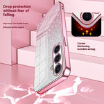 For Samsung Galaxy S25+ Case Electroplating Gradient Glitter TPU Phone Cover