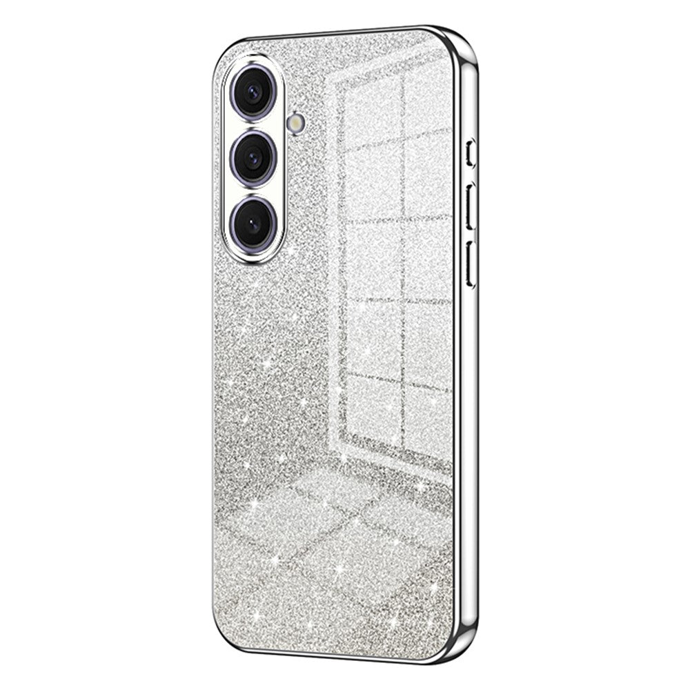 For Samsung Galaxy S25+ Case Electroplating Gradient Glitter TPU Phone Cover