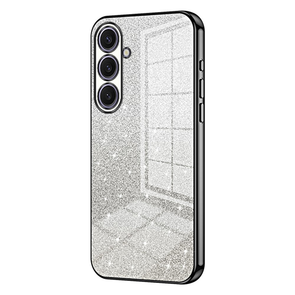 For Samsung Galaxy S25+ Case Electroplating Gradient Glitter TPU Phone Cover