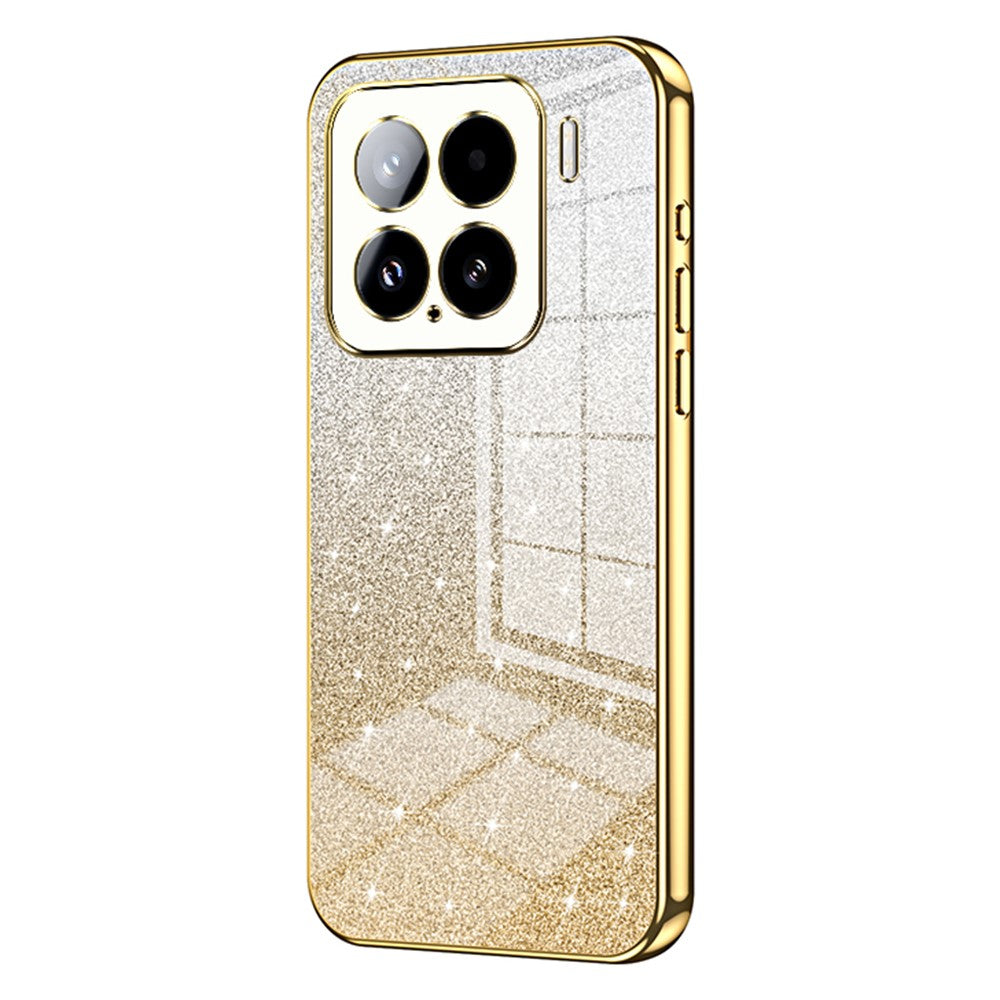 For Xiaomi 15 Case Electroplating Gradient Glitter TPU Phone Cover
