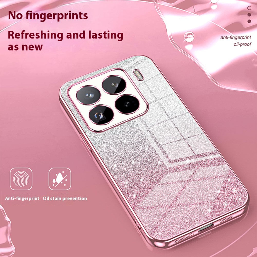 For Xiaomi 15 Pro Case Electroplating Gradient Glitter TPU Phone Cover