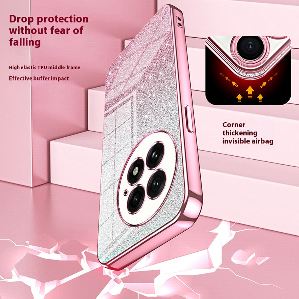 OnePlus 13-skal Galvaniserat Gradient Glitter TPU-mobilskal