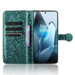 For OnePlus 13 Wallet Case Dot Pattern Imprint PU Leather Phone Cover