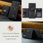 DG.MING M2 Series for Samsung Galaxy S25+ Case PU+PC+TPU Phone Cover Detachable Wallet