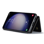 DG.MING M2 Series for Samsung Galaxy S25+ Case PU+PC+TPU Phone Cover Detachable Wallet